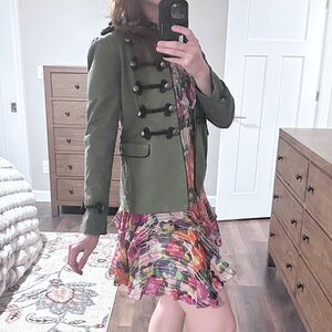 Black Orchid Army Military Jacket Blazer Small